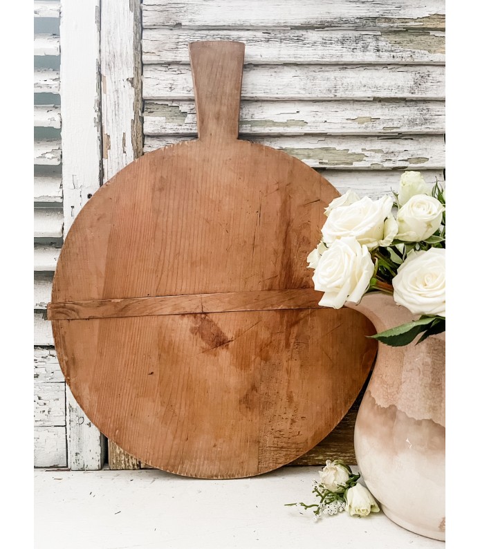 Antique European Wood Bread/Cutting Board - Beautiful Coloring/Patina